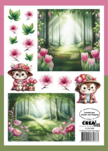 Crealies Knipvel Lente A (per vel)