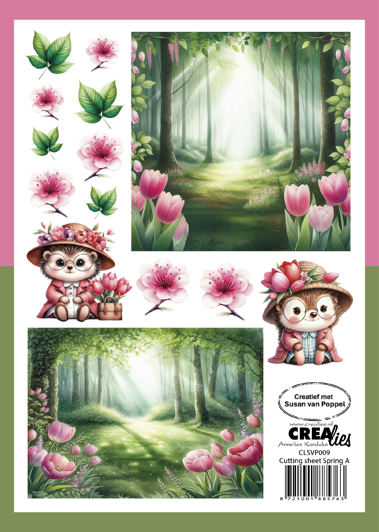 Crealies Knipvel Lente A (per vel)