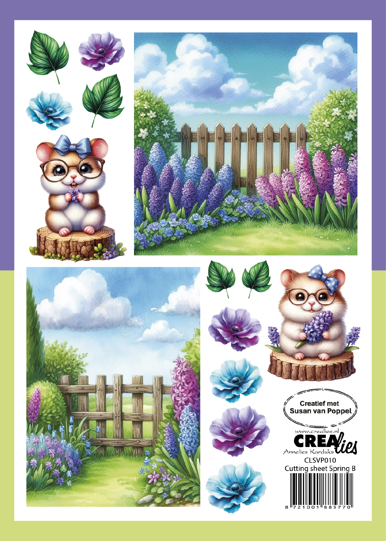 Crealies Knipvel Lente B  (per vel)