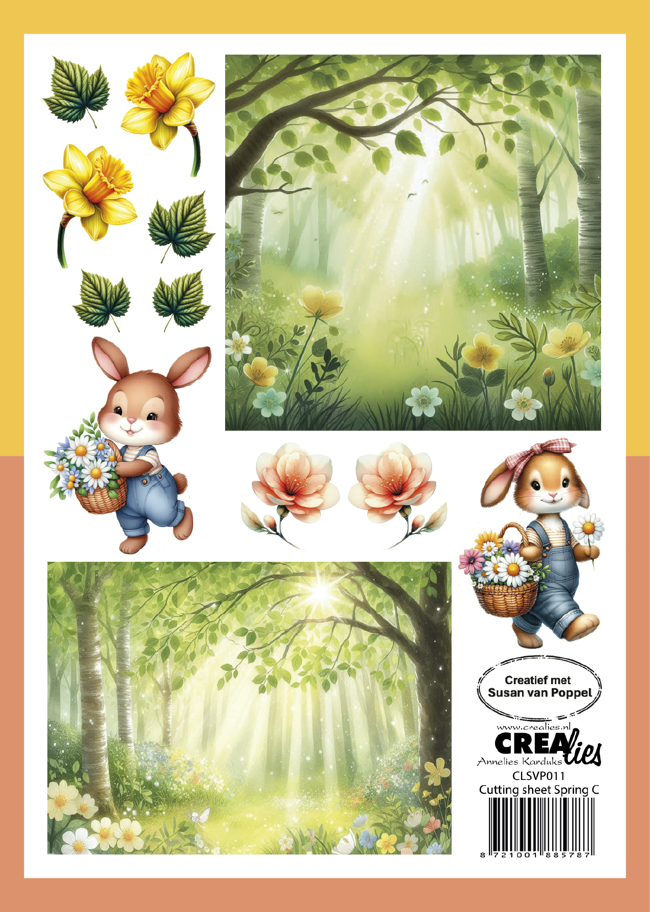 Crealies Knipvel Lente C  (per vel)