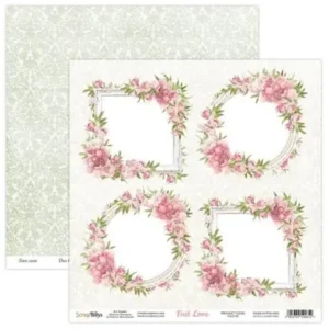 OP=OP Scrappapier  First Love 05 - 30.5x30.5cm - Scrapboys