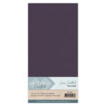 Linnenkarton -Vierkante kaart - Dark Purple nr 35