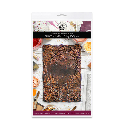 Cosmic Shimmer Silicone Mould, Enchanted Forest Scene