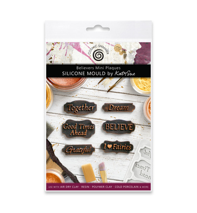 Cosmic Shimmer Silicone Mould, Believers Mini Plaques
