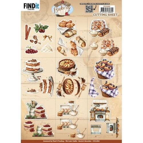 Cutting Sheet – Berries Beauties – Homestead Bakery – Mini