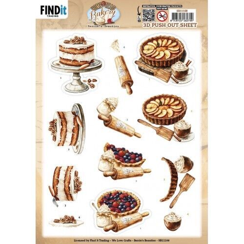 3D Pushout Sheet – Berries Beauties – Homestead Bakery – Pie Bliss