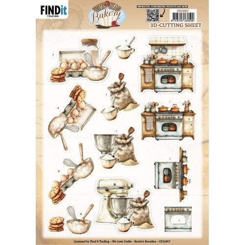 3D Cutting Sheet – Berries Beauties – Homestead Bakery – Kitchen Prep