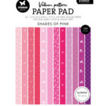 Studiolight Vellum Paper Pad Spring pink print Essentials nr. 448