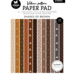 Studiolight Vellum Paper Pad Spring brown print Essentials nr. 451