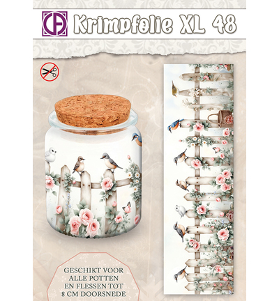 Krimpfolie Fles/pot, tot 8cm, nr. 48