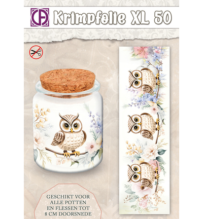 Krimpfolie Fles/pot, tot 8cm, nr. 50