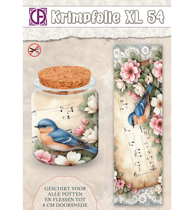 Krimpfolie Fles/pot, tot 8cm, nr. 54