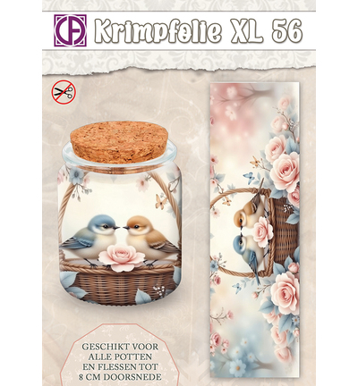 Krimpfolie Fles/pot, tot 8cm, nr. 56