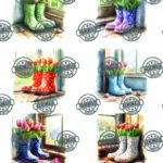 Knipvel Regenlaarsjes - Handmade Hobby