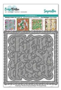 **-50%** Carlijn Design - Snijmal "Fijne Feestdagen"