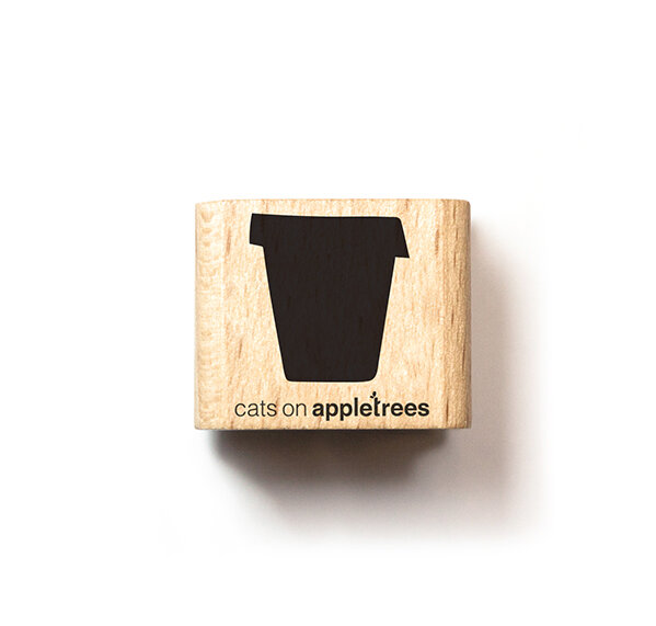 Cats on Appletrees – Mini Stamp Plant Pot