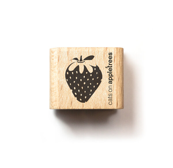 Cats on Appletrees – Mini Stamp Strawberry