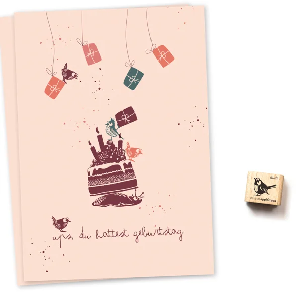 Cats on Appletrees – Ministamp Robin Rudi