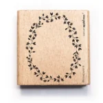 Cats on Appletrees - Stamp Flower Wreath 9 Oval (H)