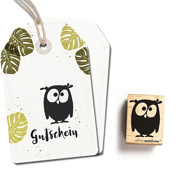 Cats on Appletrees – Stamp Owl Mathilda (D)