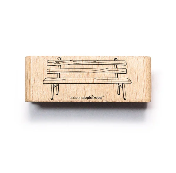 Cats on Appletrees -Stamp Garden Bench (F)