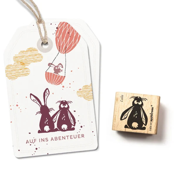 Cats on Appletrees – Stamp Rabbit Lulu (C)