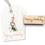 Cats on Appletrees - Stamp Happy Birthday 9 (e )