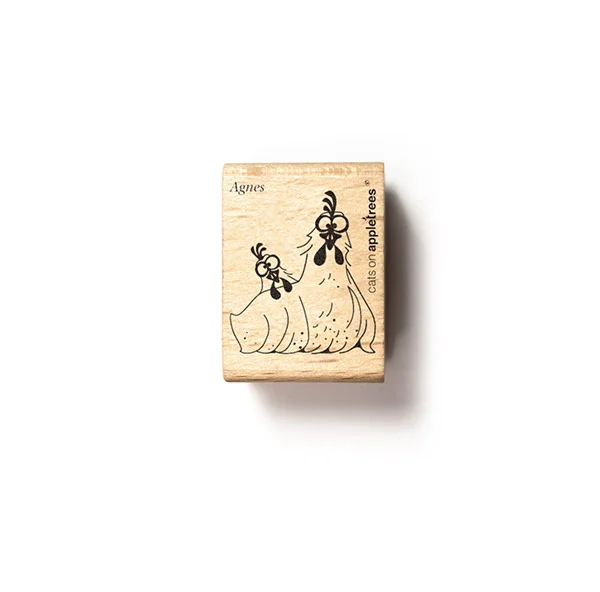Cats on Appletrees -Stamp Chicken Agnes (D)