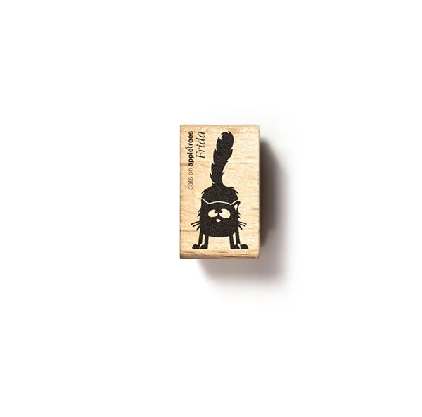 Cats on Appletrees – Stamp Cat Frida Crouching