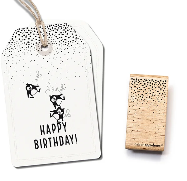 Cats on Appletrees – Stamp Confetti Rain (E)