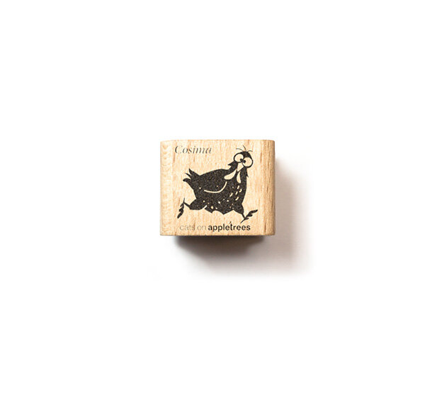 Cats on Appletrees -Stamp Running Chicken Cosima (B)