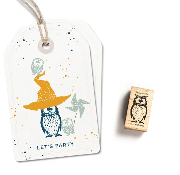 Cats on Appletrees – Stamp Eagle Owl Margarethe (B)