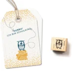 Cats on Appletrees - Stamp Eagle Owl Norvid (B)