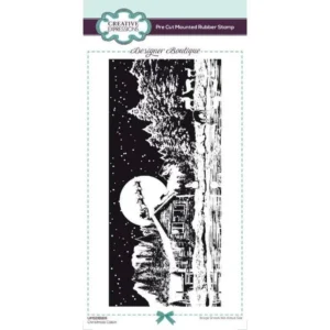 **-50%** Rubber Stampel - Christmas Cabin -  Designer Boutique Creative Expressions