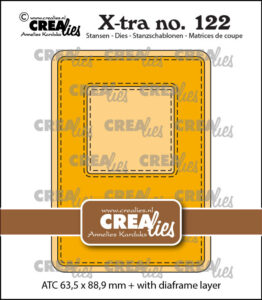 Crealies -X-tra stansen no. 122, ATC diaraam