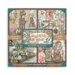 Stamperia - Gardens of Time - Scrapbooking Printed Pad for Art and Craft Single Face