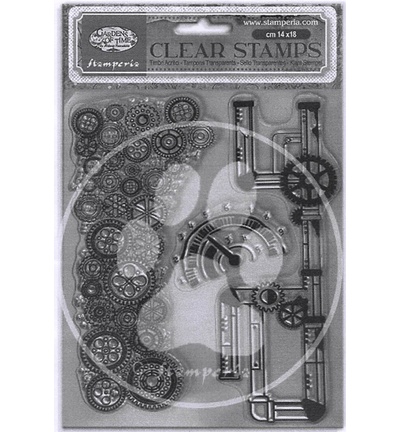 Stamperia – Gardens of Time – Decorative Acrylic stamp design for Art and Craft – Tubes