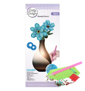 Diamonds Flowers - light Blue