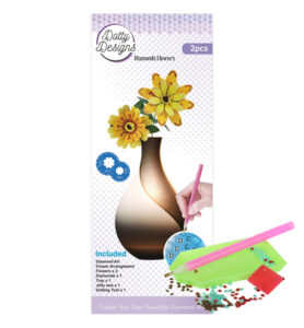 Diamonds Flowers - Yellow