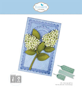 Beautiful Blooms - Elizabeth Craft - Cutting die Rectangle gift box