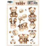 3D Push out Sheet - Berries Beauties - Teddy - Together