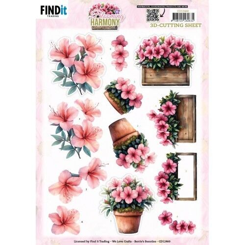 3D Cutting Sheet – Berries Beauties – Blooming Harmony – Blooming Pots