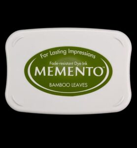 Memento Inkpad  groot Bamboo Leaves
