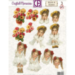 Creatief Art 3D Doordrukvel, Blush and Kisses 03