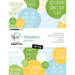 StudioLight CraftLab - CCL Sticker Pad Spring Friendz nr. 74