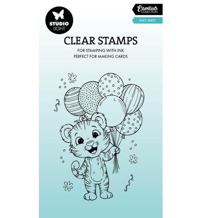 SL Clear Stamps Wild Party – Tiger Essentials nr. 949