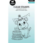 SL Clear Stamps Hippo Birthday Essentials nr. 950
