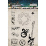StudioLight Clear Stamps Gears & Guitar Gearhead's Workshop nr. 944