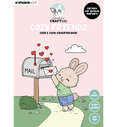 Creative Craftlab Coloring book Cozy Friendz Friendz 30 Sheets nr. 11