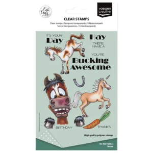 Vaessen Creative • Clear Stamps by Carla Creates Horse on the Farm 19st.